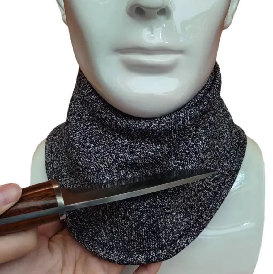 

DurableGray Velcro Short Neck Protection Double-layer Thickened Anti-cut And Anti-cut Neck Protection Security Protective Scarf