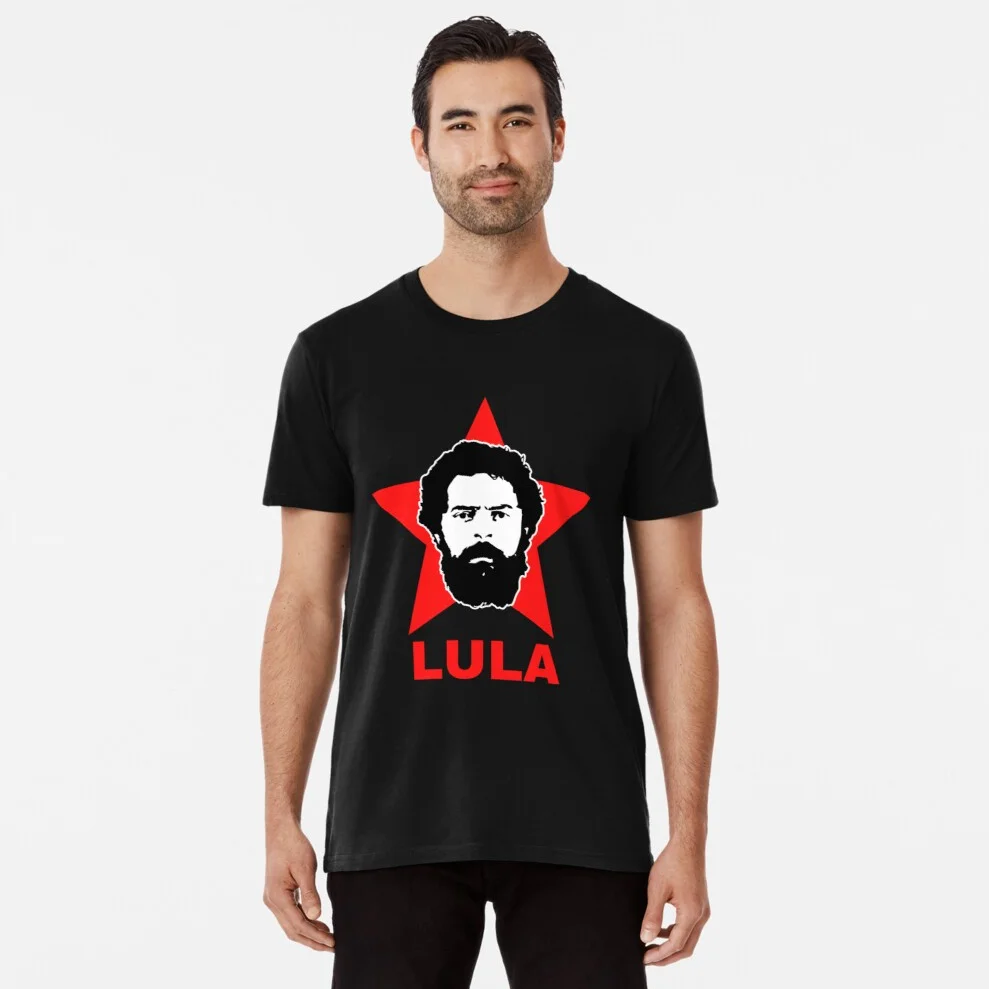 Lula Livre, Lula 2022 Brazilian Presiden T-Shirt Short Sleeve Casual 100% Cotton O-Neck Summer Mens T-shirt Size S-3XL