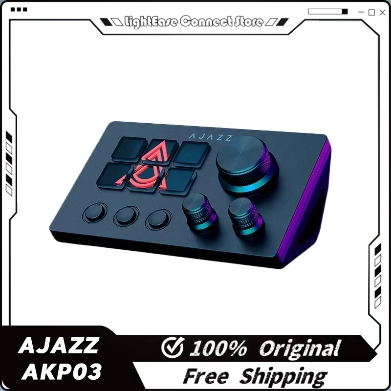 ajazz-akp03e-mechanical-keyboard-12-key-programmable-macro-desktop-helper-panel-controller-for-pc-laptop-computer-peripherals