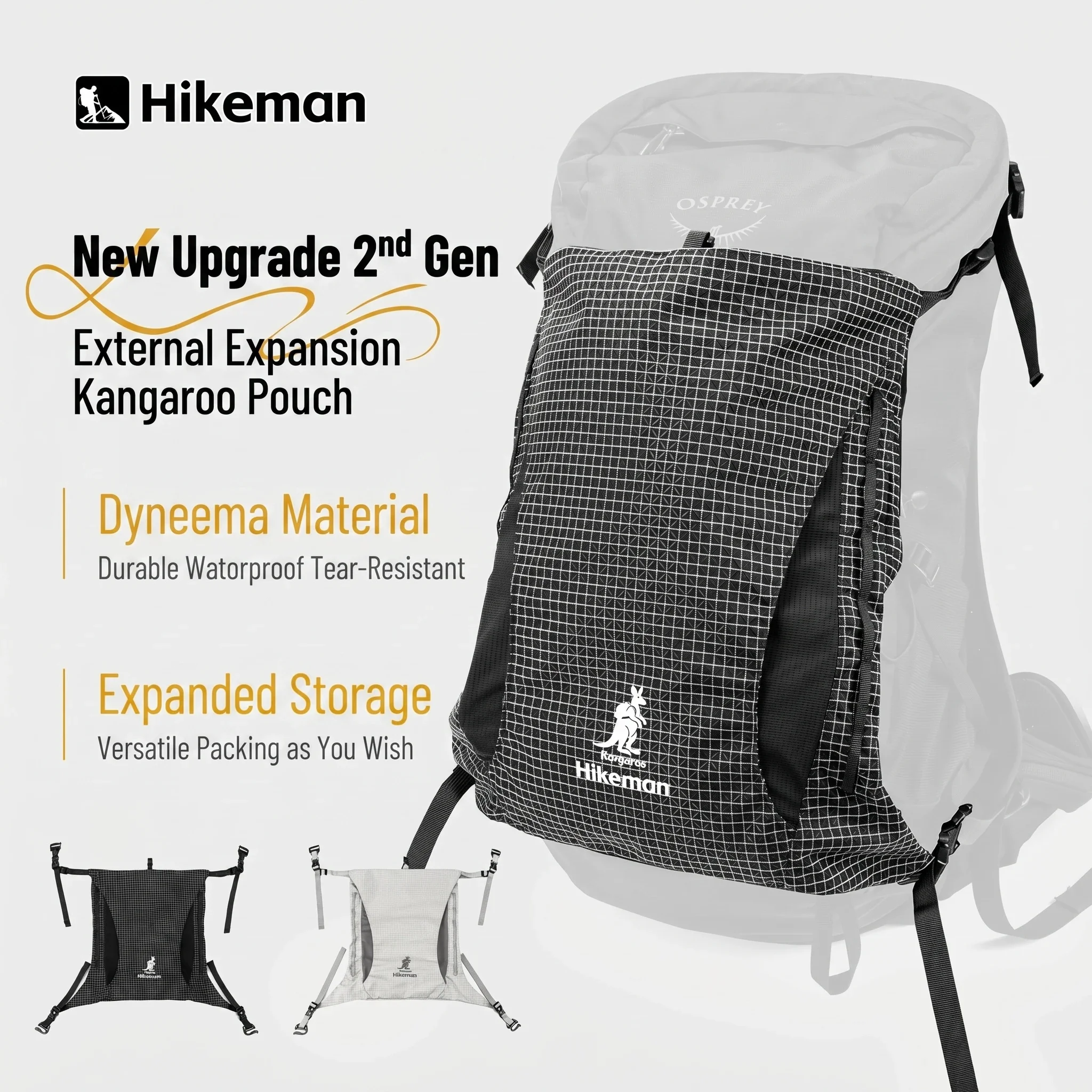 External Backpack Expansion Pouch
