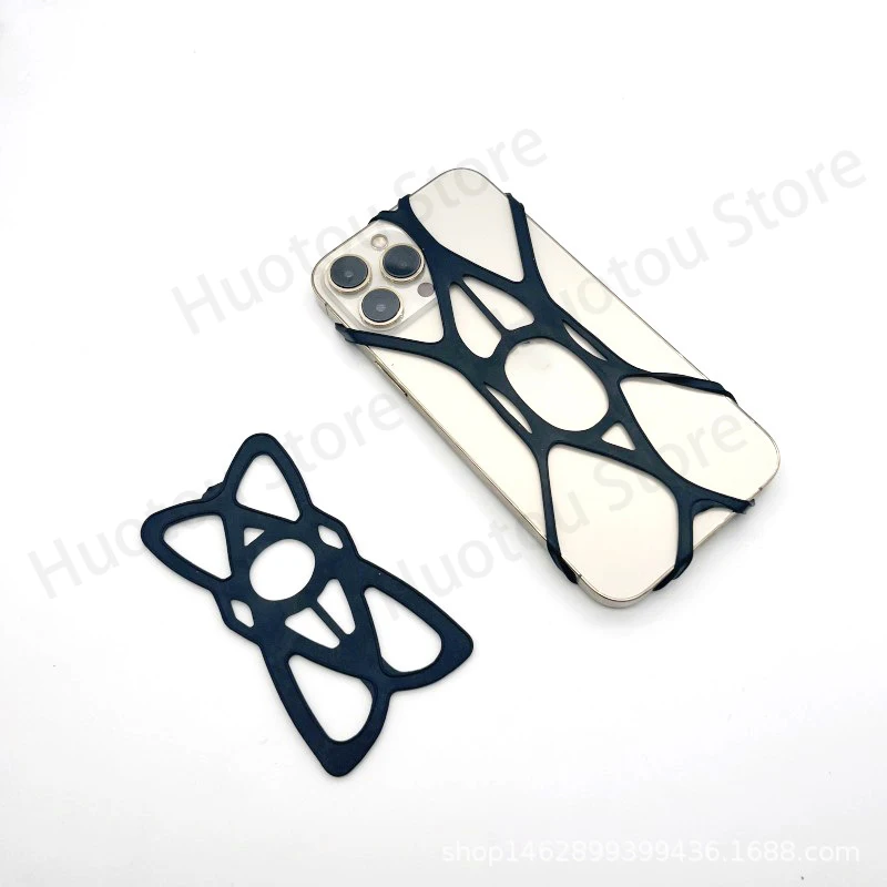 Telefon halter Schutz netz Helm Kinn Stütz netz Brustgurt Kopf tragen Handy Schutz netz für iPhone Xiaomi Oppo