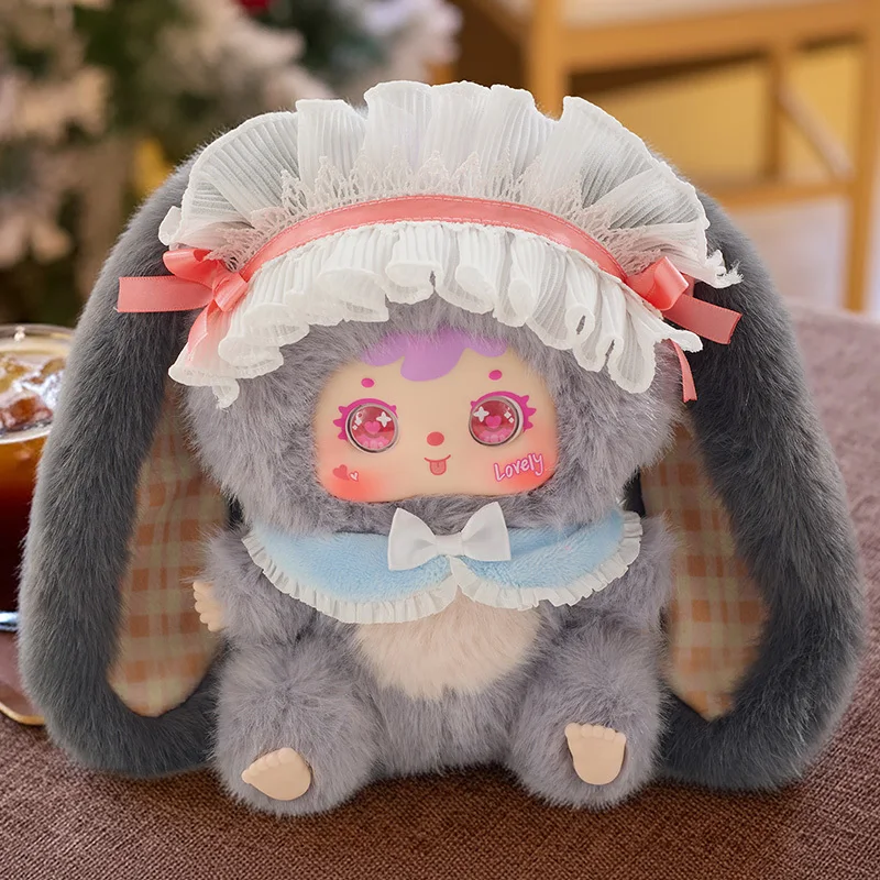 صموئيل أرنب عائلة كبيرة V2 الفينيل أفخم صندوق أعمى حقيبة أنيقة قلادة دمية المفاتيح العصرية لعبة صندوق غامض فتاة مفاجأة هدية