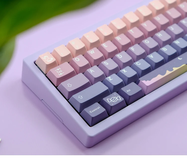 136 Keys GMK Fairy Tale Keycaps English Cherry Profile  PBT 5-side Dye Sublimation Mechanical Keyboard Keycap For MX Switch