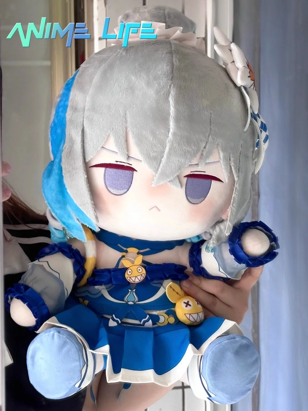 

Plushie Honkai Impact 3rd Bronya Zaychik 40cm Doll Toy Sitting Body Clothes Costume Dress Up Game Pillow Cosplay