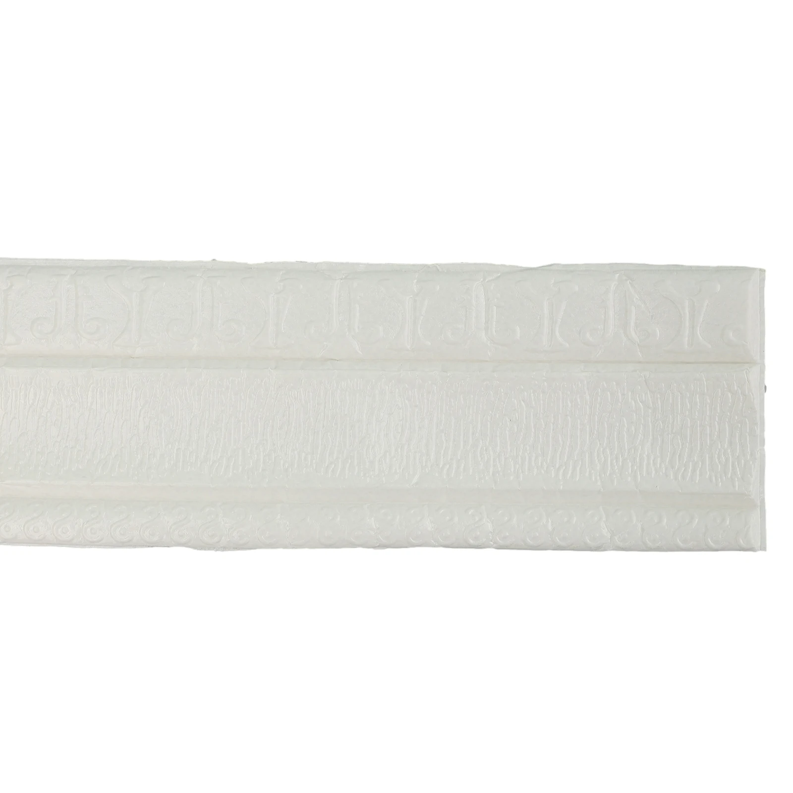 For Pe Foam Molding Trim 3D Embossed Wall Sticker Skirting Border Decor Strip For Home Room Ceiling Edge Repair Easy I