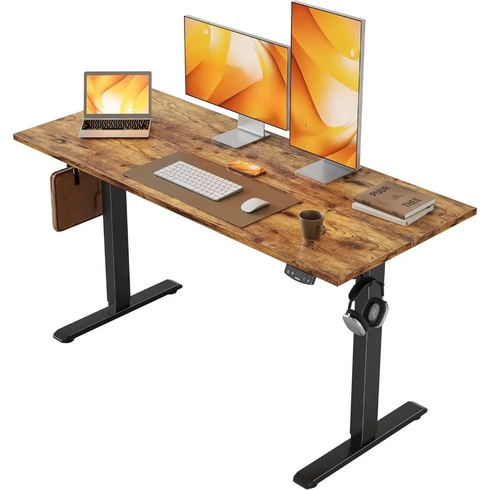 

Standing Desk, 48 x 24 Inches Height Adjustable Desks, for Work Office Home, Ergonomic Rising Computer Table w/Memory Preset