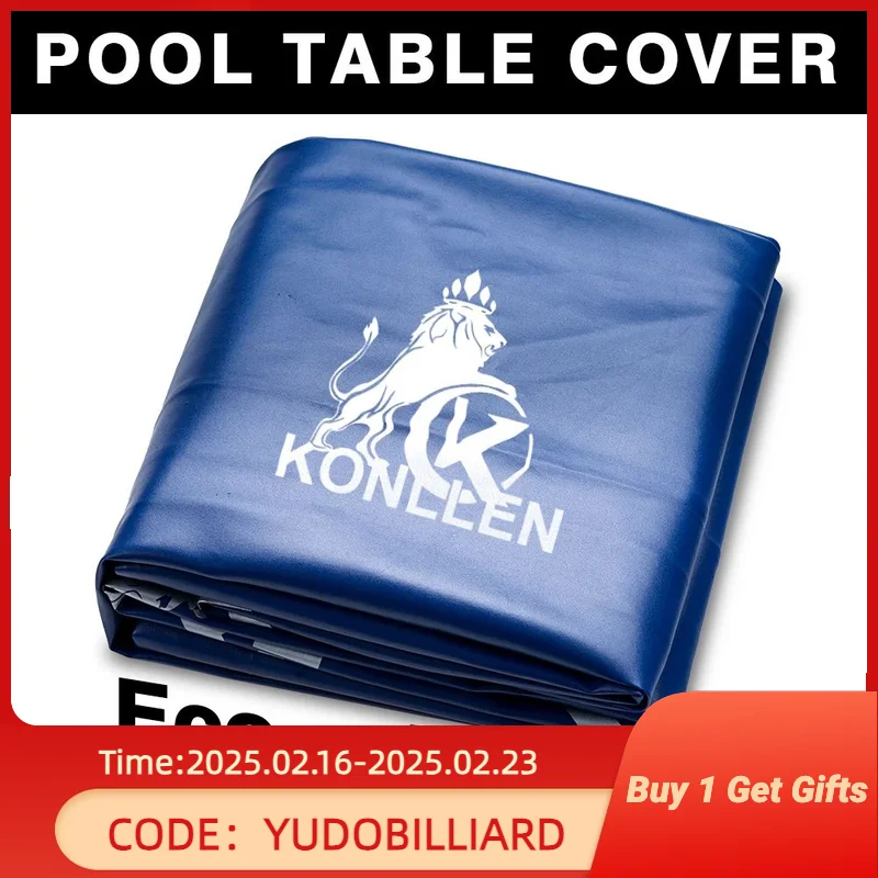 KONLLEN  Billiard Pool Table Cover with Waterproof&Tearproof Cover Heavy Duty Leatherette for Pool Table