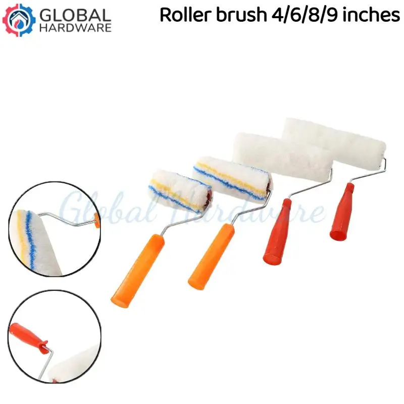 4/6/8/9inch Mini Paint Roller Covers Kit Reusable Polyester Paint Roller Brush For Hotel Wall Corner Painting Tool