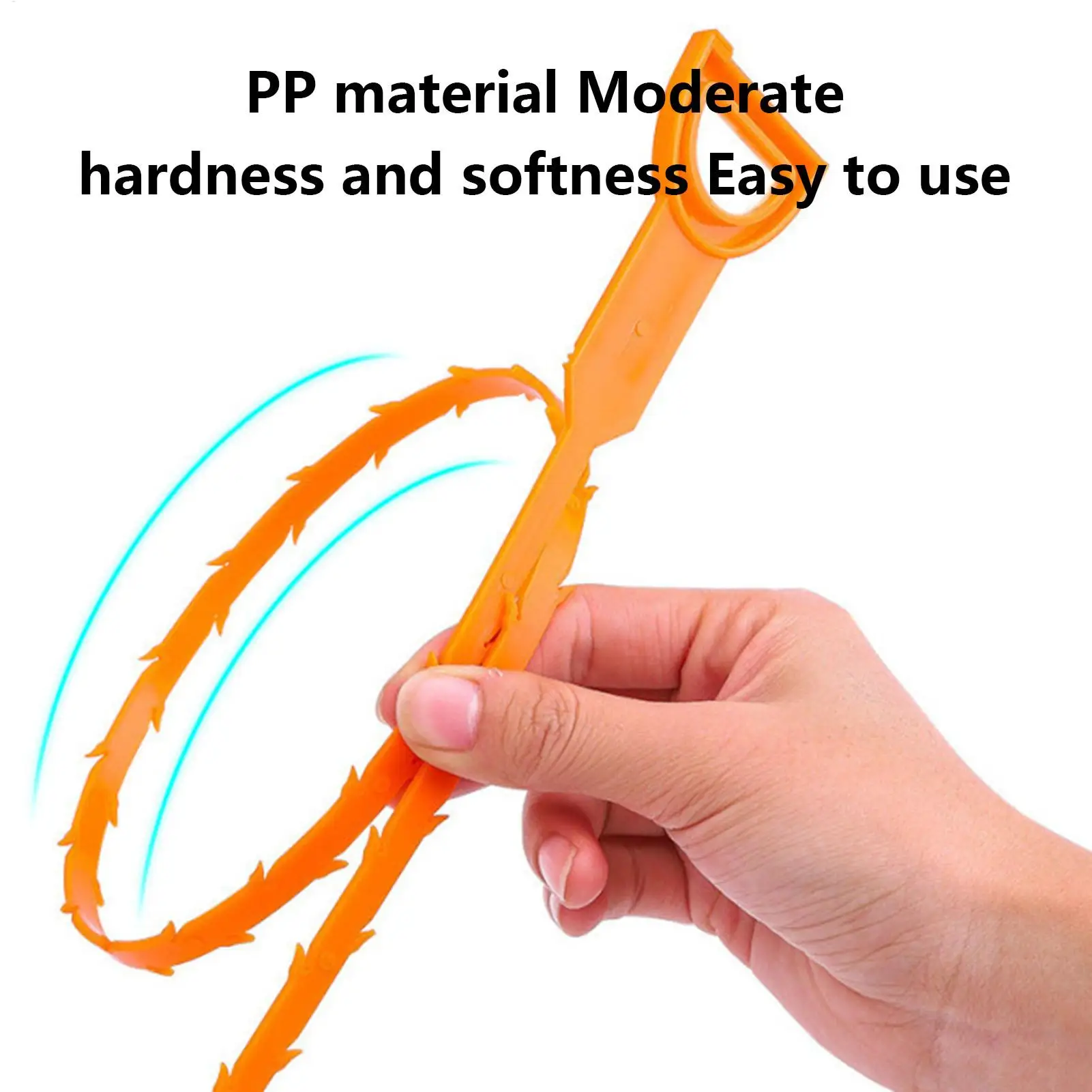 Bendable Hair Clogged Drain Removing Drain Hair Remover Sewer Cleaner Hook Toilet Pipe Dredger Practical Sink Unclogger Tool
