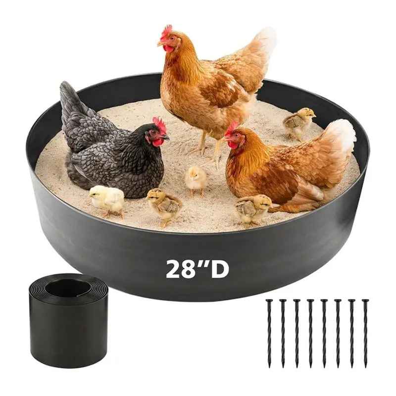 ABMR-Chicken Dust Bath Tub Adjustable, 28