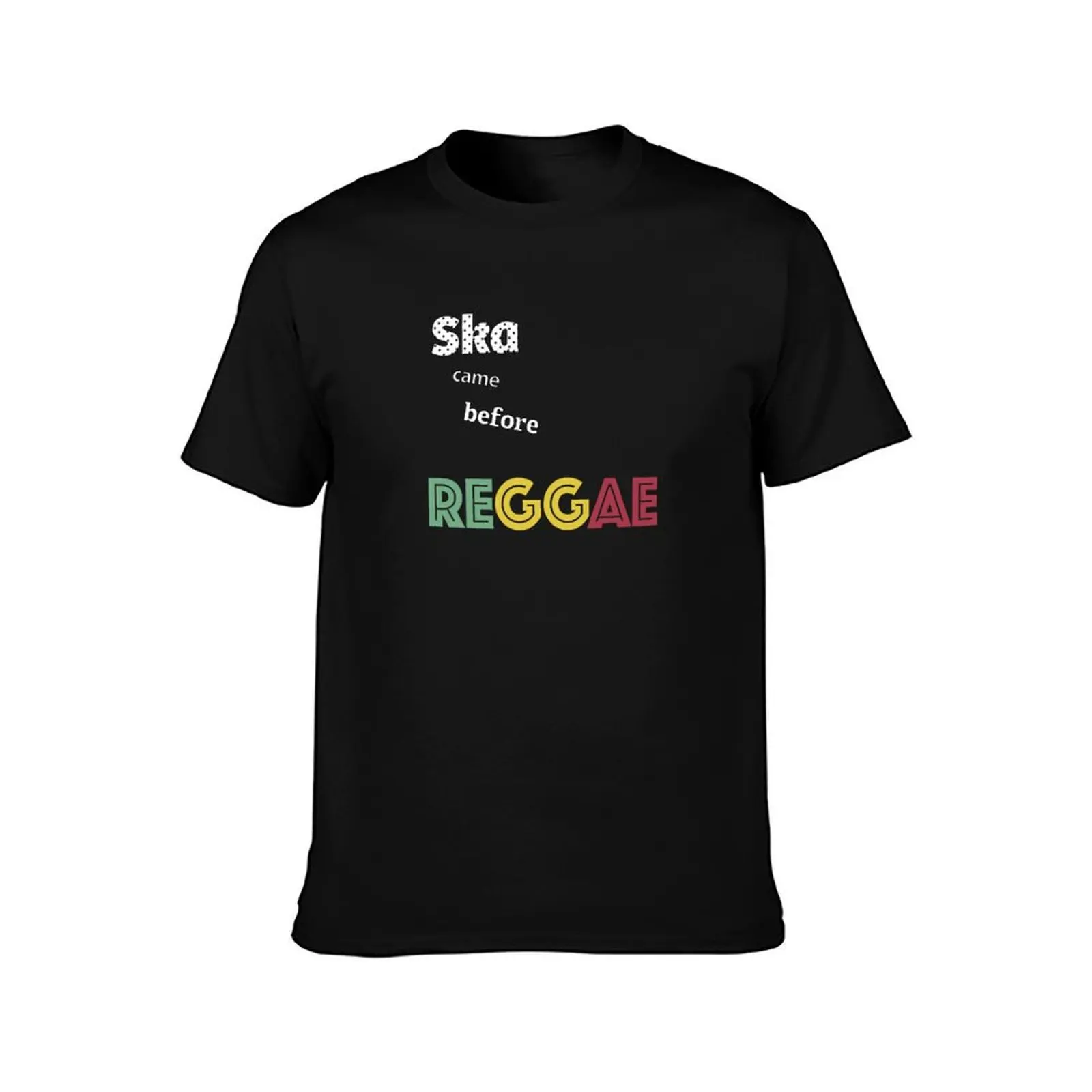 Ska came before Reggae T-Shirt, Summer Casual Cotton Tee, Oversized Streetwear Tops, Vintage Graphic Print, Unisex Men Women