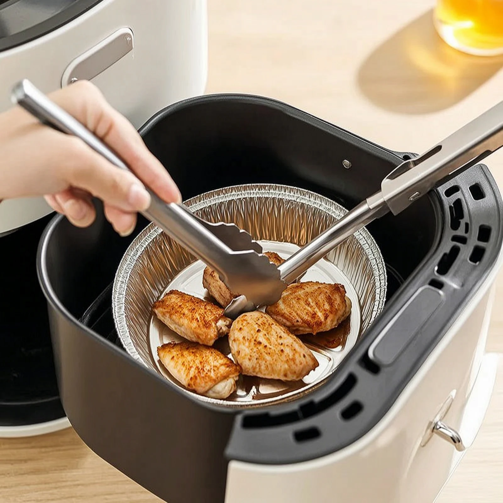 60 Pieces Aluminum Foil Pan Oven Safe Round Foil Pan Sturdy Heavy Duty for Bakers, Baking, Meal Prep