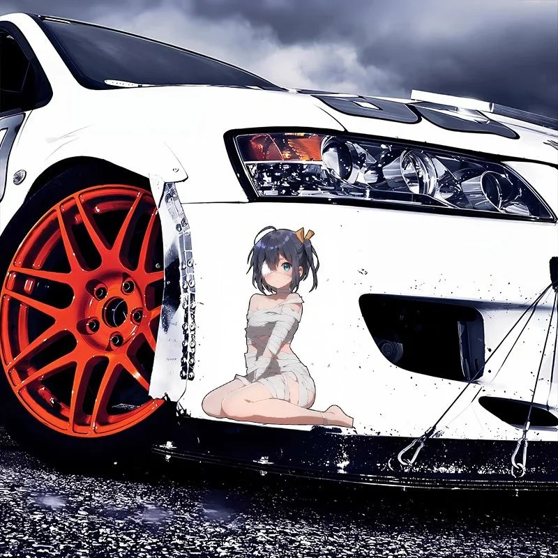 Love Chunibyo Other Delusions Takanashi Rikka Car Decal Personalized Fun Anime Creative Motorcycle Car Waterproof Sunproof Decal
