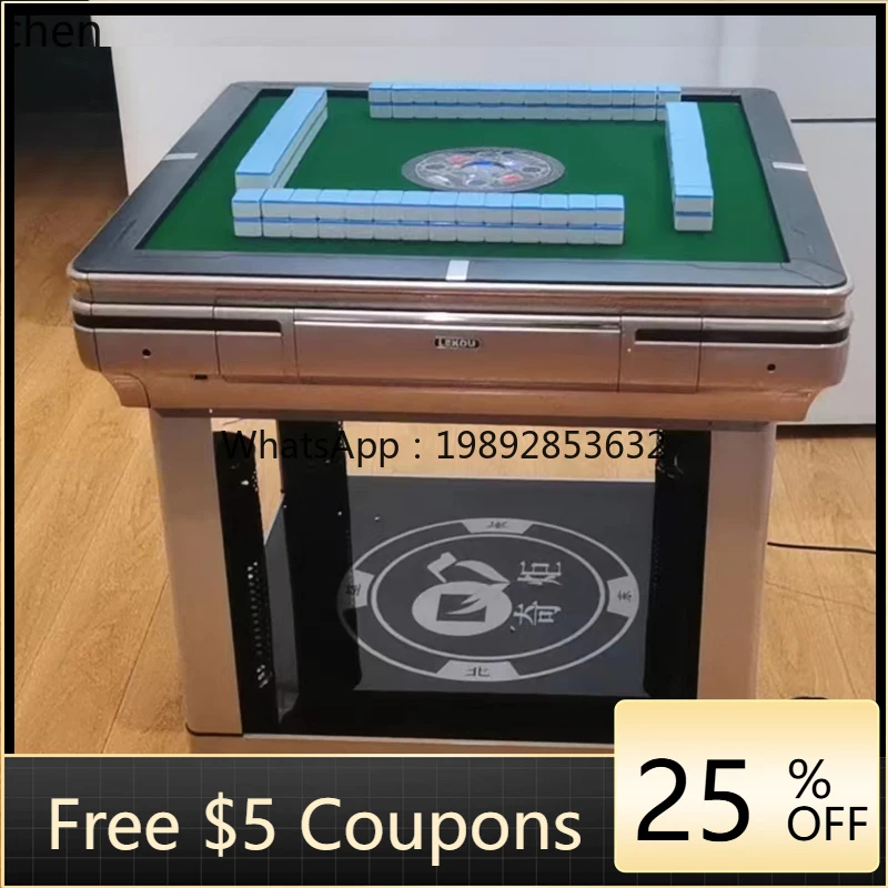 

ABB mahjong machine automatic dining table dual-purpose heating integrated household silent lifting heating table