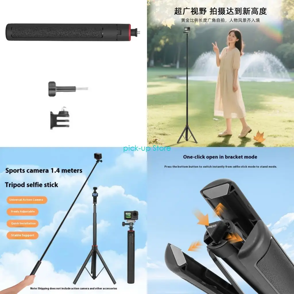 Q5WA調整可能なホルダー電話グリップ交換アクションカメラアクセサリ