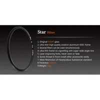 KnightX Effects Star Filter Line 52mm 55mm 58mm 67mm 77mm Camera Lens Filter For Canon Eos Sony Nikon Photo Photography 2