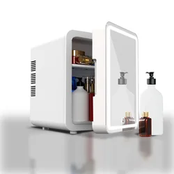 Car refrigerator truck portable 4L mini mini refrigerator Cosmetics 10V US standard portable built-in light