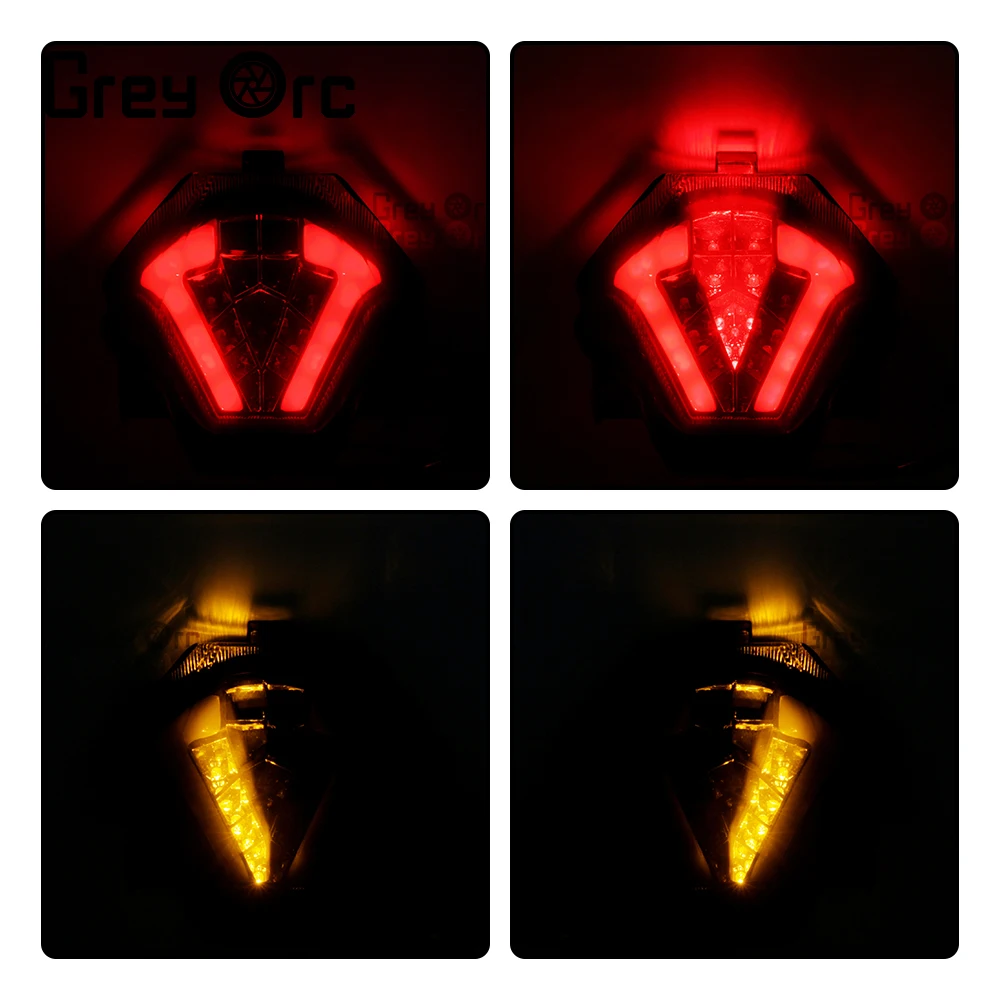 Moto LED Fanale posteriore posteriore Integrazione segnale freno per YAMAHA YZF R25 R3 MT 25 MT 03 MT 07 FZ07 Accessori