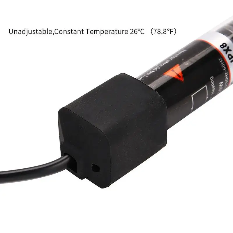 110v-220v Adjustable Temperature Thermostat Heater Rod 25W/ 50W/ Submersible Aquarium Fish Tank Water Heat