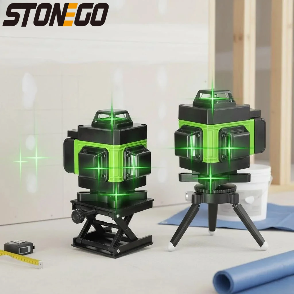 

Автоматический лазерный нивелир 8/12/16 линий с зеленым лучом для стен и пола, высокоточный инфракрасный измерительный инструмент