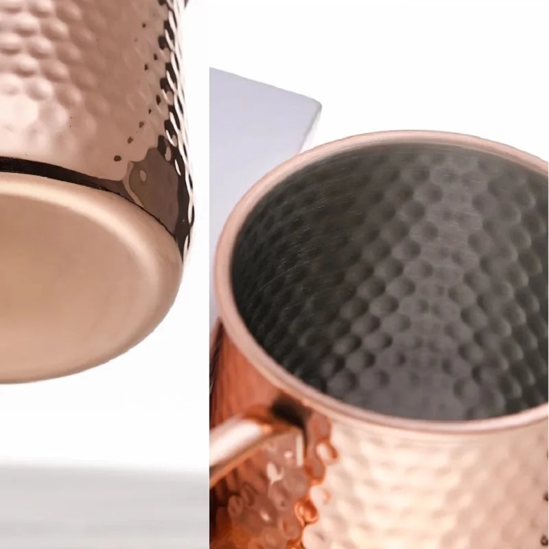 500 مللي 304 الفولاذ المقاوم للصدأ نادل أكواب كوكتيل موسكو البغل أكواب المطرقة نقطة أدوات البار للمنزل حفلة كوب للبيرة أداة البار