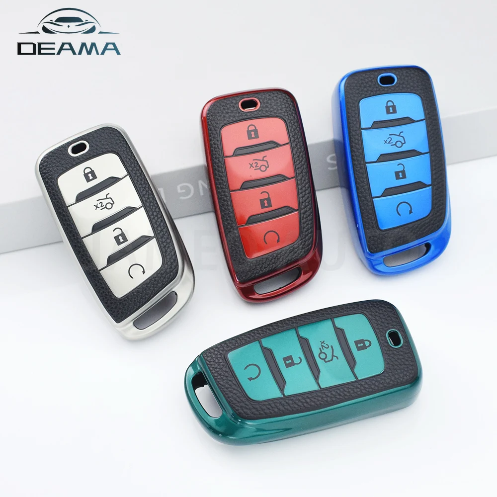 For Changan CS35 CS85 COUPE CS95 CS75 Plus 2019 2020 4 Buttons Remote Key Cover Case Shell Auto Accessories Protective