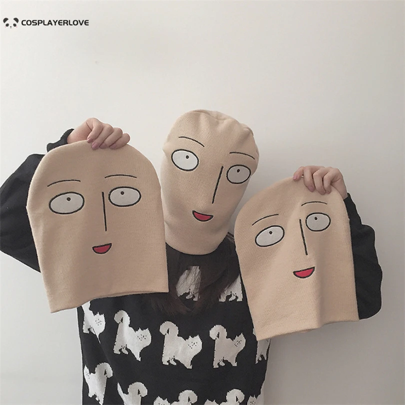 Punch Man Saitama Unsex lindo divertido sombrero para cosplay Halloween carnaval