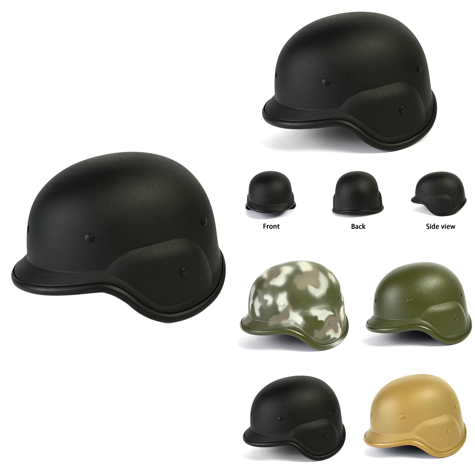 Halloween Military Army Helmet Cosplay Military Gear Costume Accessory Adult German Helmet Soldier Hat for CS Game Play Helmet