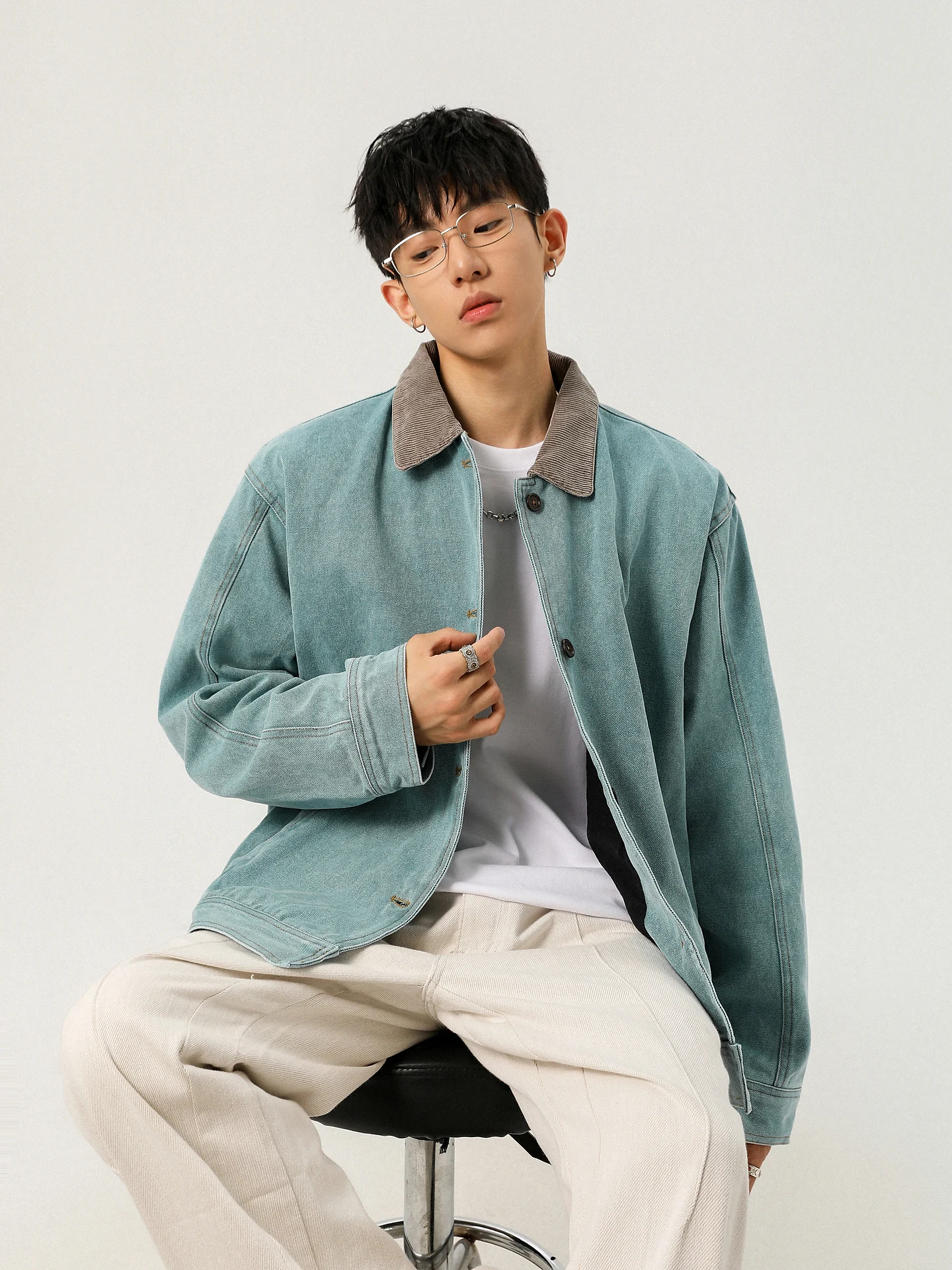 

Wukong Has Goods American Retro Waed ort Jaet Men Women Cleanfit Detroit Sle Cotton Youth Faion Autumn Season