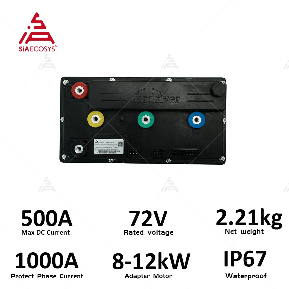 Fardriver Controller ND721000 Ultra Bee Version 72V 500A Programmable Sine Wave Controller