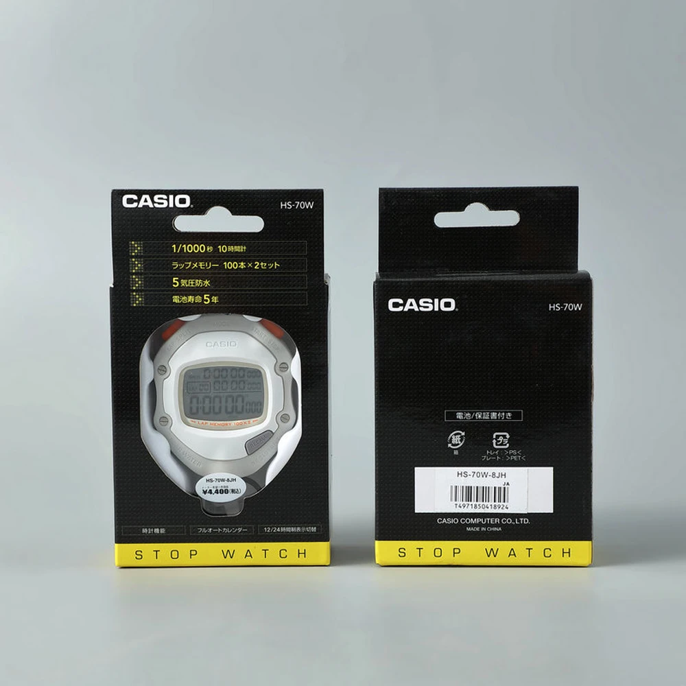 カシオHS-70W/80twストップウォッチの実行タイマー用