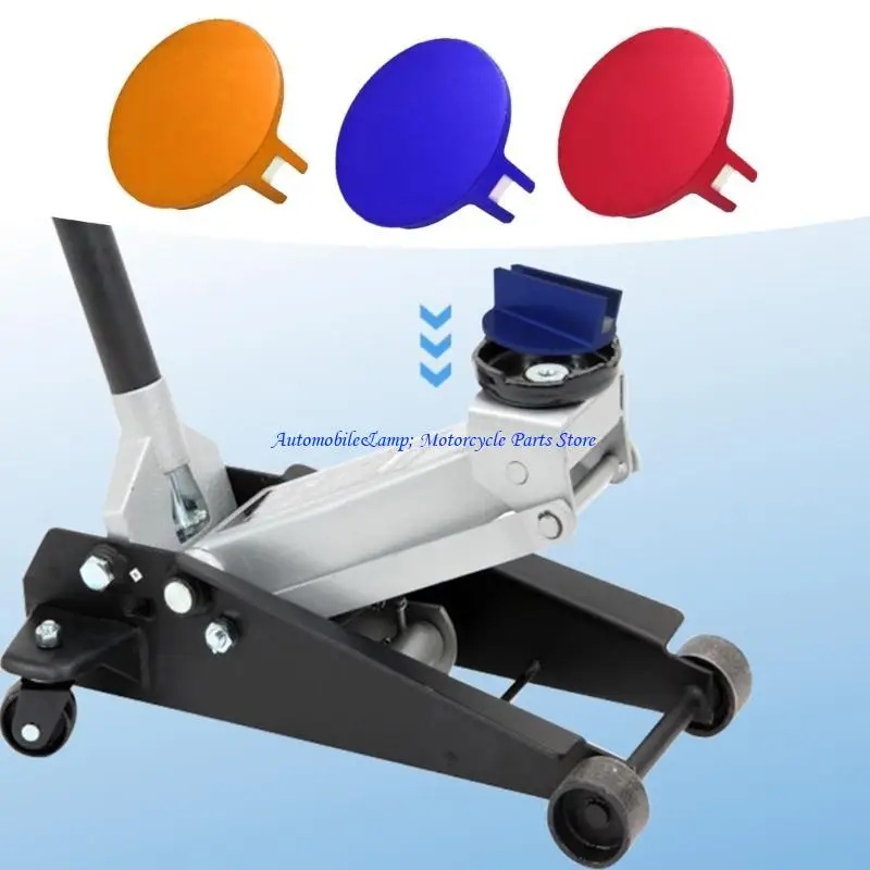

H7BD Aluminum Jacks Pad with Puck and Slotted Grooved Suitable for Universal Vehicle Lifting Secure Stable Support