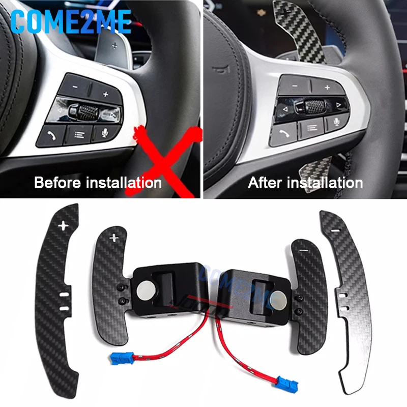 

For BMW G87 G80 G82 G20 G28 G28 G22 G31 G38 F90 M5 F40 XM3 F96 X6M Magnetic Shift Paddles Assembly Accessories