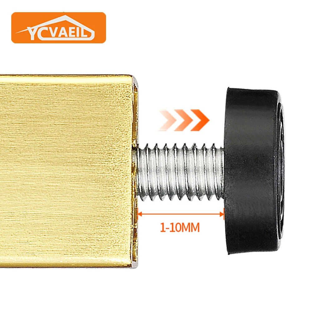 4pcs Adjustable Legs for Furniture Metal Coffee Table Legs Black Gold Dresser Bathroom Cabinet Replacement Foot Fitting 15/20cm