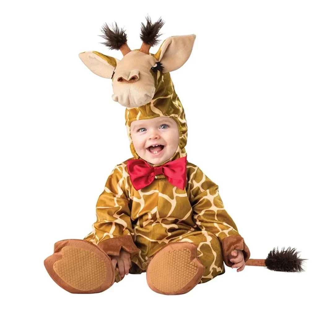 Baby Infant Animal Romper Role Play Costumes Lion Dress up Outfit Halloween Costume  Photography Clothes