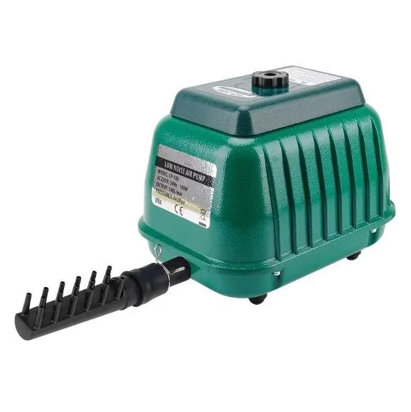 New Arrival High Power Green Color Stable and Sustainable Shell Aquarium Fish Tank Low Noise Oxygen Pump With Safety Plug