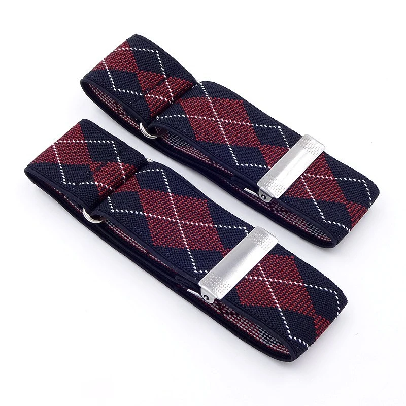 Braccialetti unisex elastici da 3,5 cm Giarrettiera per maniche Regali regolabili Supporti per maniche per camicia Gemelli Accessorio per sposo da matrimonio aziendale