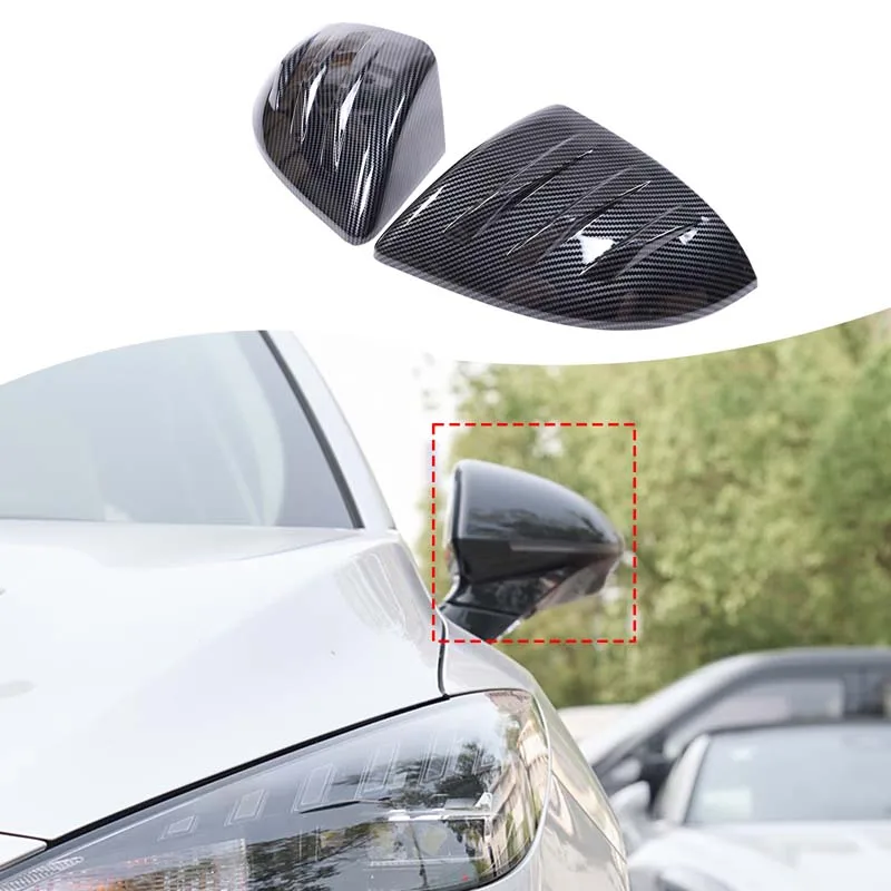 ل MG MG4/ماجنوليا 2022 2023 2024 غطاء مرآة خارجي حافظة واقية اكسسوارات السيارات الديكور ABS #2