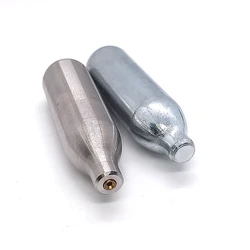 Stainless Steel 8g Capsula Refillable CO2 Cartridge for Beer Brewing Bubble Water Sodas Machine Carbonated Soft Drink Travel