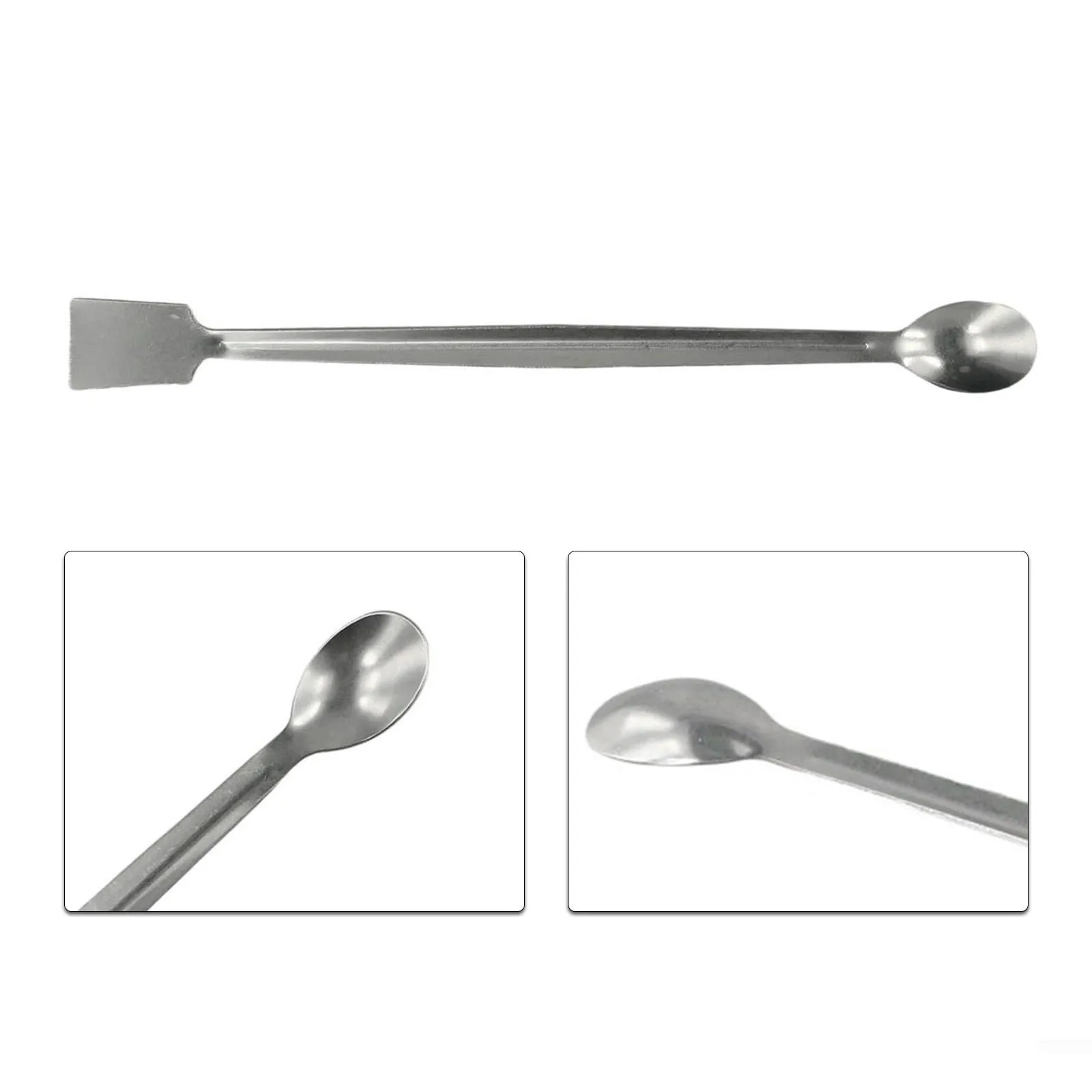 

Stainless Steel Spatulas For Laboratory Sampling Double-Ended Reagent Tool 20cm Kitchen Accessories Spoon Kitchen Utensils