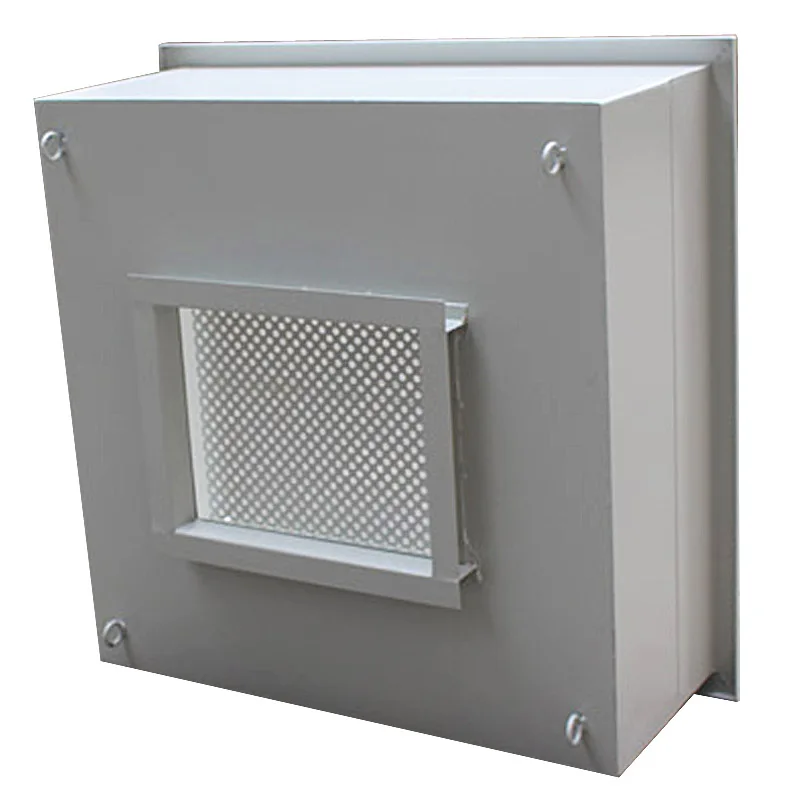 Kotak HEPA Outlet Terminal Filter HEPA Standar GMP