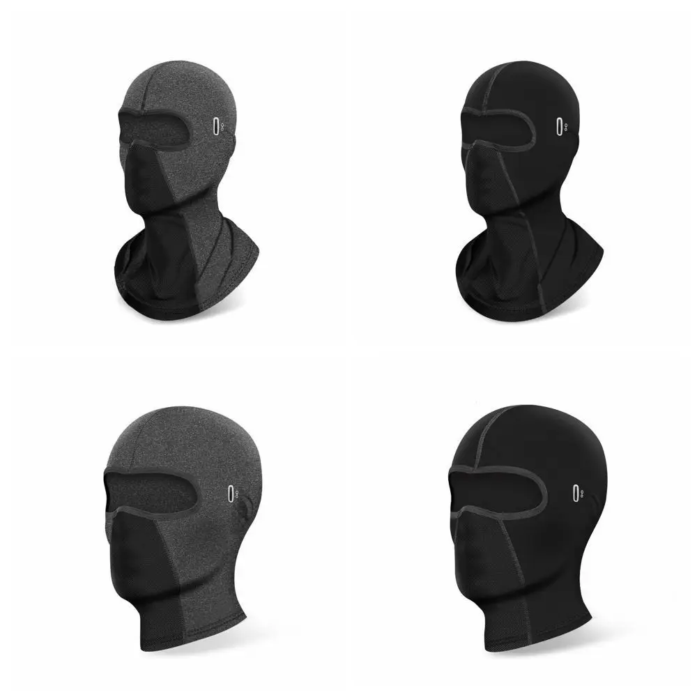 

Anti-UV Full Face Cover Cycling Cap Breathable with Glasses Hole Bicycle Ice Silk Headgear Ice Silk Hat Sun Protection