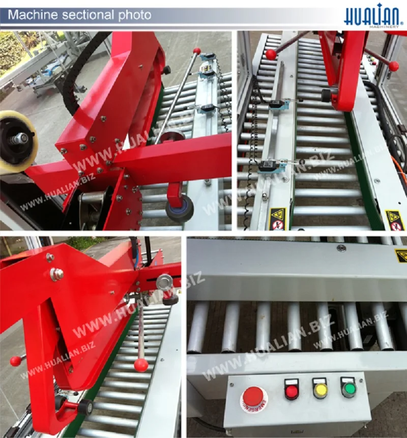 FXJ-5050ZX Hualian أداة صلبة قضية الهاتف المحمول علبة التعبئة والتغليف الحليب أضعاف للطي التلقائي السدادة آلة ختم الكرتون