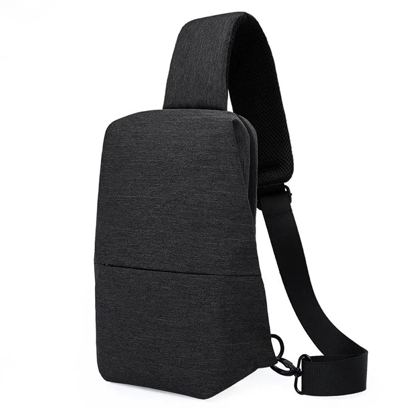 Chest bag for men and women's casual sports iPad single shoulder crossbody bag multifunctional outdoor running sports waterproof