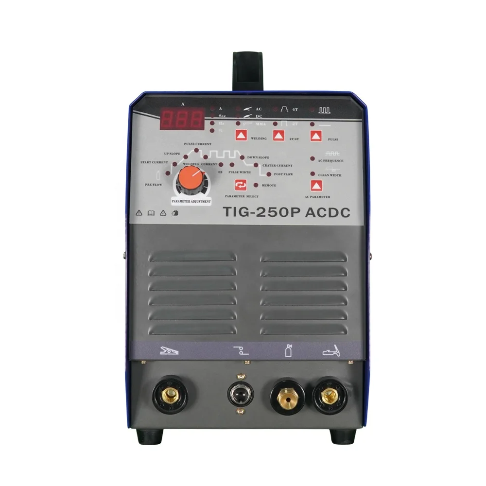 High Frequency Inverter TIG AC/ DC 250P IGBT Tig 250 Welding Machine Ac Dc with Multifunction Aluminum Pulse Argon Welder