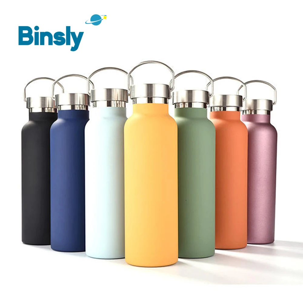 

Спортивная бутылка для воды из нержавеющей стали, 25 унций, 750 мл, изолированная пищевая спортивная бутылка для воды, герметичные стаканы для кемпинга, пикников