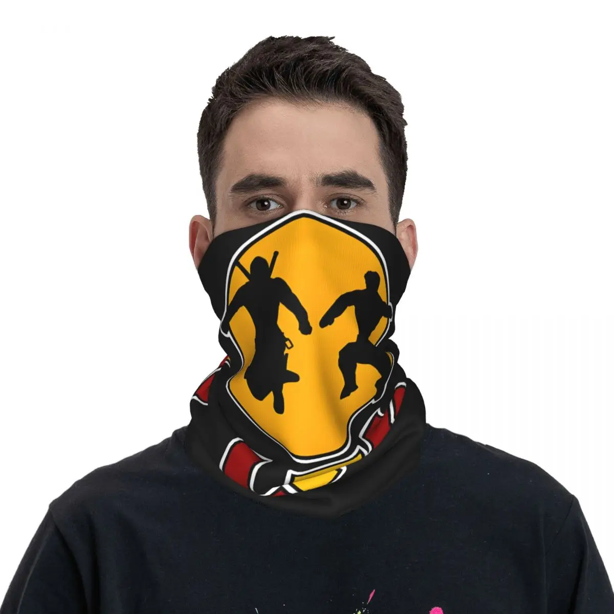 LFG Disney-Bandana de Marvel Deadpool y Lobezno, polaina para el cuello con estampado de Motor, bufanda para la cara de Motocross, tocado multifuncional para ciclismo