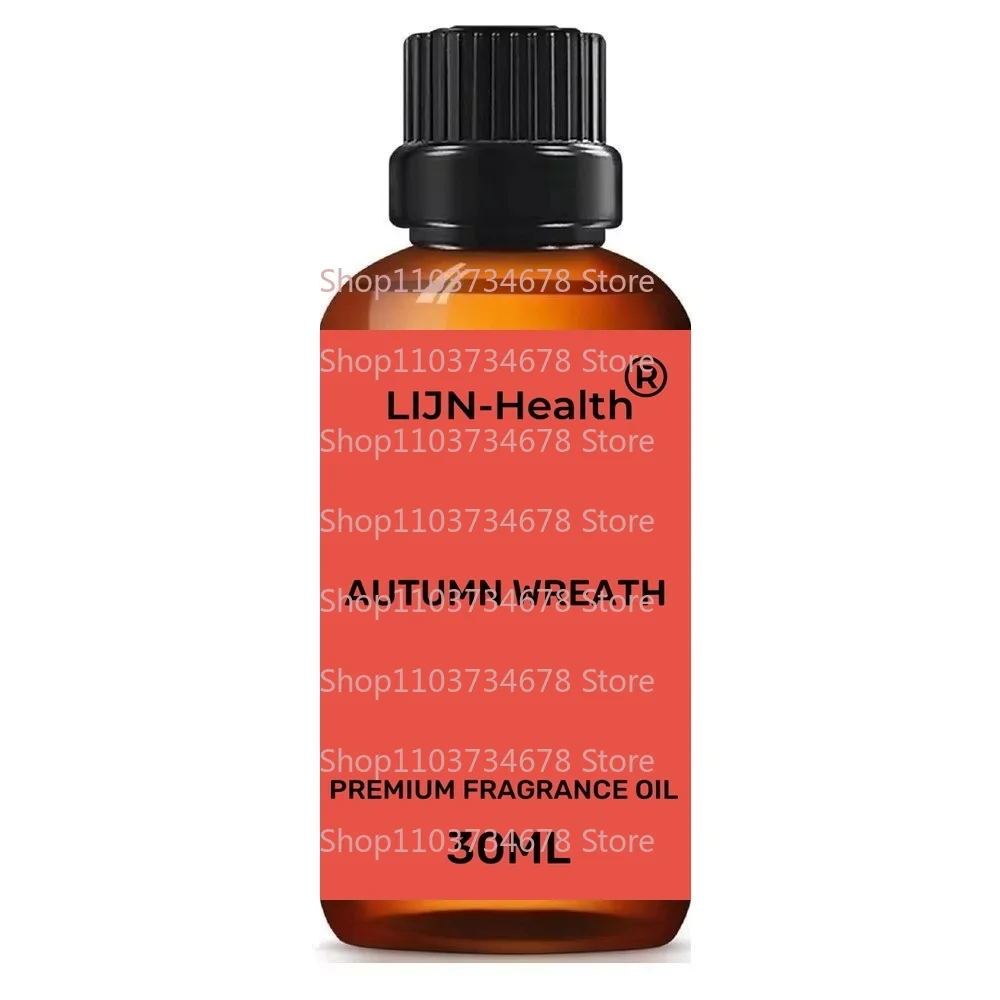 LIJN-Health Fragrance Oil Autumn Wreath Scented Candle 30ml