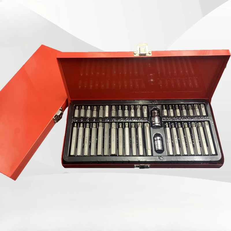 

40 Piece Set of Hexagonal Star Screwdriver Bits Forged Vanadium Steel Sleeve Exquisite Box Packaging Automotive Repair Tools