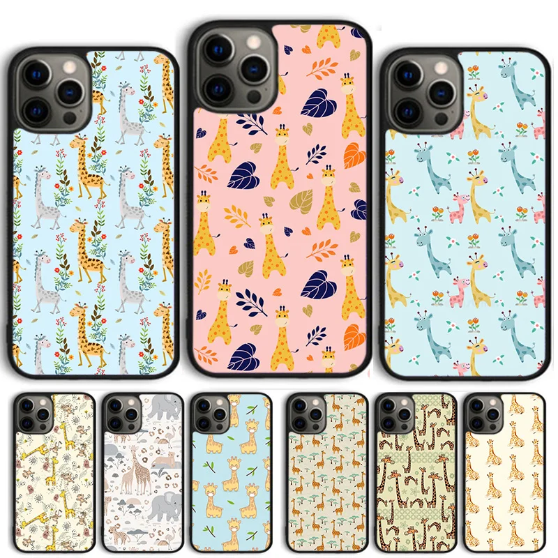 

Cute Baby Giraffe coque Phone Case for iPhone 17 Air 16 PRO MAX 15 14 PLUS 11 12 13 Cover Fundas Shell